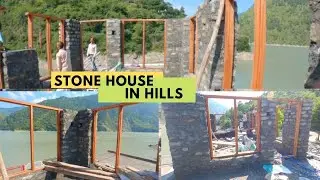 Stone House Construction In Hills 🏠 पहाड़ो में पत्थर का घर  💡 House in Himachal 🗻 चलो बनाये अपना घर