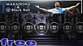 maradona and black ball❤ power of football pes 2018 mobile