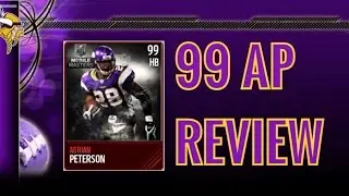 AP BABY! 99 Adrian Peterson Review :- Madden Mobile Gameplay