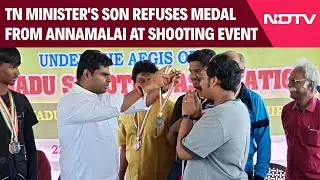 Tamil Nadu Minister's Son Refuses Medal From BJP's Annamalai At State Shooting Event