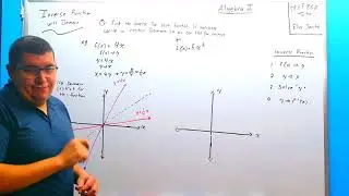 Find the Inverse function with Restriction Domain ASL explained
