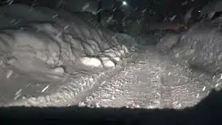 雪の迷宮、スタック繰り返す！！　新潟県の超豪雪地帯