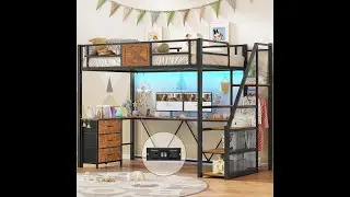 How to Install | Itaar Stairway Twin Size Loft Bed