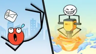 RAGDOLL JUMP vs BREAK IT STICKMAN JUMP - All Levels New UPDATE Satisfying DOuble Gameplay ios