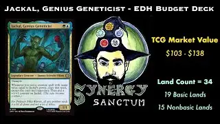 MTG x Spider-Man - Jackal, Genius Geneticist EDH Budget Deck Tech 