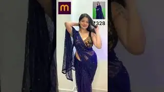 Meesho Saree Under ₹328 😱❤️ #fashion #meeshosaree #trending #meesho #yt #youtube