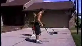 Roof Tennis Quarterfinals Brian vs. Evan 4/13