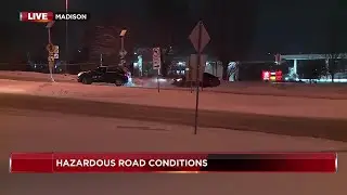 Snow makes for hazardous morning commute in Madison area