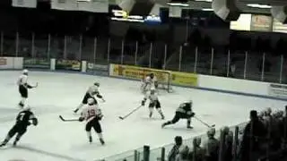 Roseau Rams Aaron Ness Goal against  St. Cloud Tech