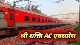 SHRI SHAKTI AC EXPRESS | towards KATRA crossing Narela in silent action