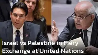 MUST WATCH: Heated Exchange at UN Between Israel & Palestine | Full Debate | AC13
