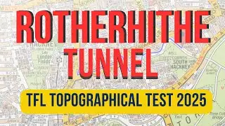 TfL Topographical Assessment Routes (2025) - Rotherhithe Tunnel