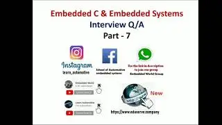 Embedded C Interview QA | Part - 7