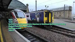 Trains at Newcastle Central Station on Saturday 17th January 2026 in Full 4K Ultra HD!