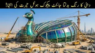 دبئی کا جائنٹ پیکوک ہوٹل: The World's Most Unique Color-Changing Luxury Hotel