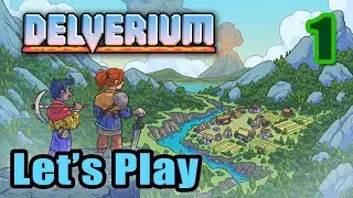 Let's Play - Delverium - Full Gameplay - Core Keeper Necesse RimWorld Base Builder (Steam Next Fest)