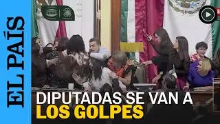 CDMX | Agresiones en congreso por rechazo a la desaparici&oacute;n del Instituto de Transparencia | EL PA&Iacute;S