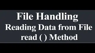 read(),readline() and readlines() methods in Python