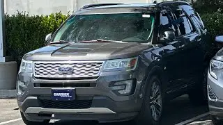 2016 Ford Explorer Platinum Startup and Horn