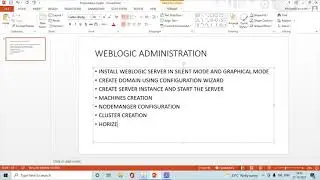 WEBLOGIC INTRODUCTION