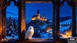 Hogwarts Window View Will Calm Your Mind 🪟✨ Relaxing Magical Music