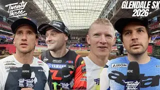 Интервью с участниками Glendale SX: Купер Уэбб, Джейсон Андерсон, Кен Рокзен и Джастин Хилл.