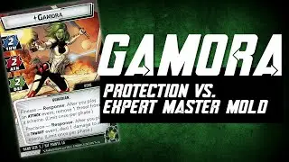 Marvel Champions Gamora Protection Vs. Expert Master Mold