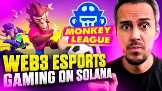 MONKEY LEAGUE 🐵⚽♟️Web3 Esports Gaming on Solana. Play | Compete | Earn 🐵⚽♟️