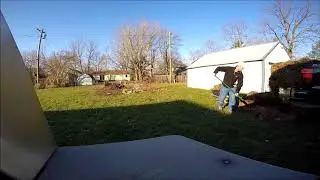 Deep mulch, no dig garden part 2. Adding the hay covering. (Ruth Stout style)