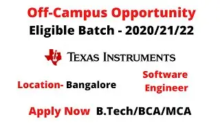 off campus placement | off campus drive for 2022 batch | off campus 2022