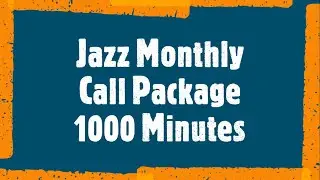 Jazz Monthly Call Package 1000 Minutes Price, Code and Details (prepaid)