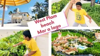 West Plam Beach || Palm Beach: Florida || A Driving Tour including Donald Trump's Mar-a-Lago || USA