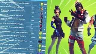 NEW SEASON 9 OVERTIME CHALLENGES! (Leaked) Fornite
