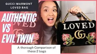 GUCCI LOVED Bag Authentic vs Evil Twin Comparison