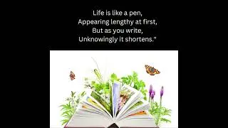 The Pen's Tale: Unfolding Life's Journey #time