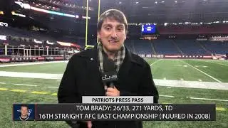 Patriots News: Pats Clinch AFC East With 24-17 Win Over Buffalo Bills