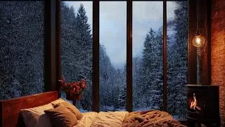 Cozy Fireplace Piano Slow Morning Music