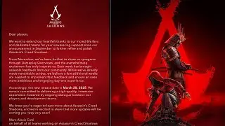 ASSASSINS CREED SHADOWS delay again #gaming #games #ubisoft #assassincreed #assassinscreedshadows