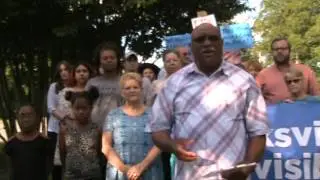 In Support of ObamaCare in Clarksville, TN - Part One - Robert Lewis