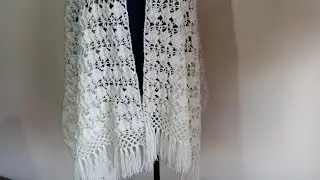 Rebozo puntada encaje a crochet