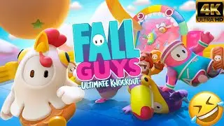 Fall Guys: Ultimate Knockout Gameplay [4K UHD HDR 60FPS ] HINDI