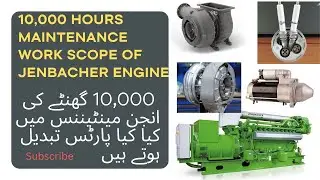 Jenbacher Gas Engines | 10000 Hour Maintenance Standard | Work Scope of 10K Hour of JGS-320 Engine