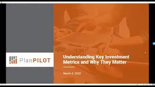 Webinar - Understanding Key Investment Metrics and Why They Matter