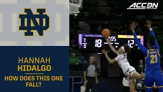 Notre Dame Superstar Hannah Hidalgo's Crazy Flip Shot
