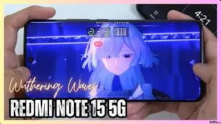 REDMI NOTE 15 5G Wuthering Waves Gaming Test | Snapdragon 6 Gen 3 Performance