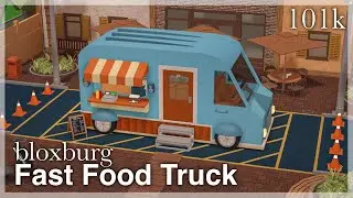 Bloxburg &mdash; скоростная сборка фургончика быстрого питания 🍟 (полная сборка + тур) | Roblox