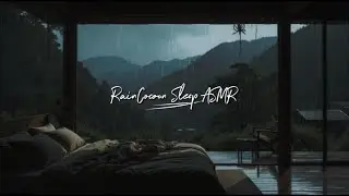 Deep Mountain Rain at Night 🌧️ Cozy Bedroom Sleep | RainCocoon Sleep ASMR