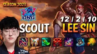 LNG Scout LEE SIN Mid vs SYNDRA - Patch 13.18 KR Ranked