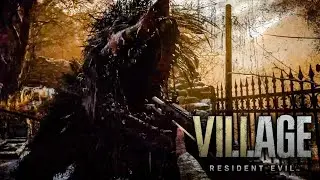 Resident Evil 8 - Varcolac Alpha Boss Fight/Huge Lycan (4K)