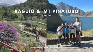 travel vlog • A week in Baguio and weekend trek at Mt Pinatubo 🌋🏞🚘